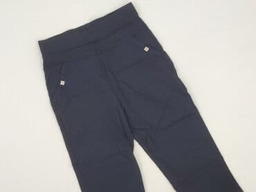 legginsy woskowane wysoki stan: Material trousers for women, size M (EU 38) — 1
