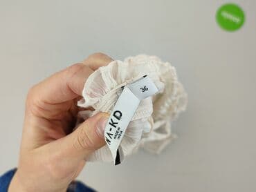 sweter piórkowy na drutach: Bluzka damska, rozmiar S — 4