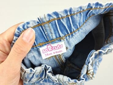 bintex rajstopy: Denim pants, So cute, 6-9 months, condition - Perfect — 4