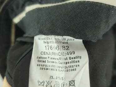 spodnie z jedwabiu naturalnego: Spodnie garniturowe dla mężczyzn, rozmiar S — 4