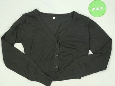 sweter z dekoltem v: Kardigan damski, S — 2