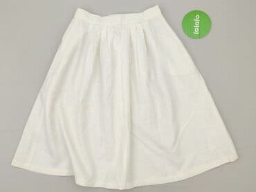biała spódnice plisowane midi: Women`s skirt, size S — 4