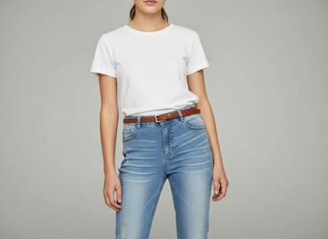 jeansy massimo dutti: Spodnie jeansowe, DenimCo, 12 lat, 152, stan - Bardzo dobry — 1