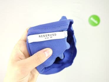 niebieska satynowa sukienka zara: Reserved, Bluzka damska, rozmiar M — 4