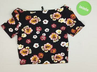 czarne krótkie spodenki sinsay: Sinsay, Top damski, rozmiar S — 3