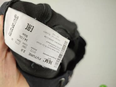 legginsy czarne woskowane: Pakuten, Spodnie materiałowe damskie, rozmiar XS — 4