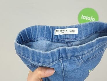 body dla dziewczynki: Spodnie jeansowe, Fox&Bunny, 3-6 miesięcy, stan - Idealny — 4