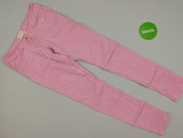 bluzka hiszpanka z bufiastymi rękawami: Spodnie jeansowe, 14 lat, 164, stan - Bardzo dobry — 2