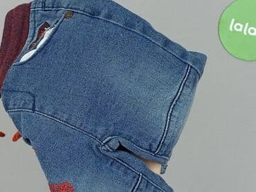 kurtka futerko pepco: Denim pants, 9-12 months, condition - Very good — 6
