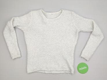 szara bluza pull and bear: Sweter damski, rozmiar L — 2