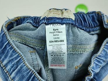 taranko spodnice: Spodnie jeansowe, Next, 5-6 lat, 110/116, stan - Bardzo dobry — 4