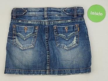 jeansy cekiny: Denim, Spódnica damska, rozmiar M — 3