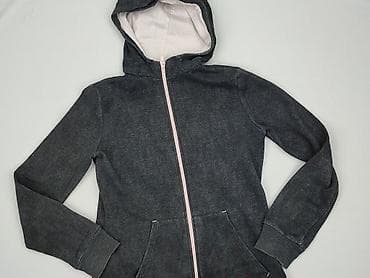 szare dresy: Bluza z kapturem damska, rozmiar S — 1