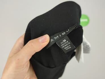 czarne spódniczka plisowane: Amisu, Spódnica damska, M — 4