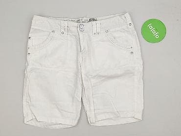 szorty len: Szorty damskie, rozmiar L — 2