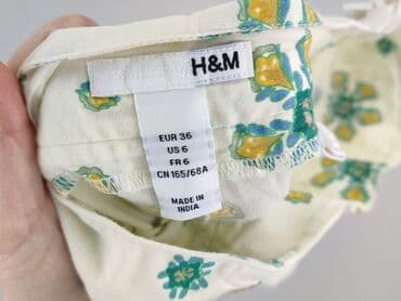 biała rozkloszowane spódnice: H&M, Spódnica damska, rozmiar S — 5