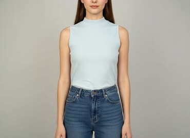 koszulka z długim rękawem w paski: Top damski, rozmiar L — 6