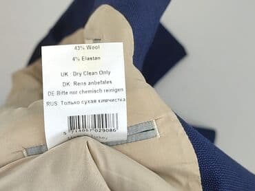 b c collection bluzy: Marynarka męska Bertoni - Kolor: granatowy (melanżowa faktura — 5