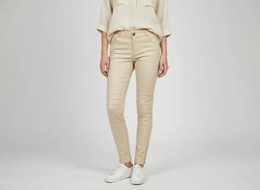 spodnie woskowane zalando: Spodnie materiałowe damskie, rozmiar XS — 6