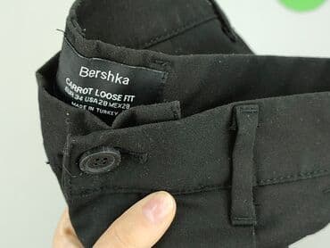 Women: Bershka, Material trousers for women, size XS (EU 34) — 4