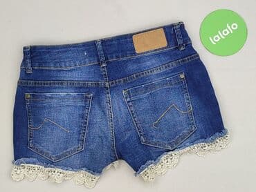 skórzane spodenki stylizacje: Szorty damskie, rozmiar M — 3