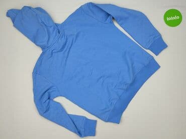 niebieska bluza local heroes: Bluza z kapturem damska, S — 3