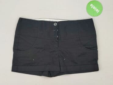 krótkie czarne spodenki materiałowe: Jane Norman, Szorty damskie, rozmiar XL — 2