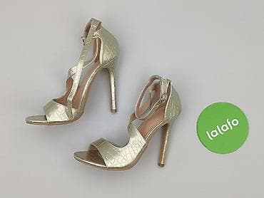 biale sandaly na platformie: Sandały damskie, rozmiar 36 — 3