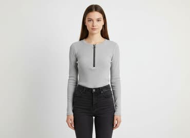 bluzki z zamkiem z przodu: Bluzka damska, rozmiar S — 6