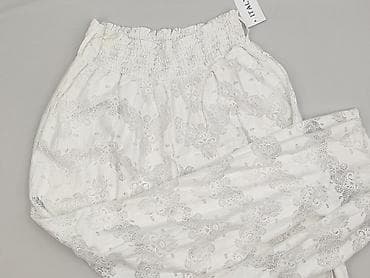 spanx w polsce: Białe damskie spodnie Italy Moda – Made in Italy - Delikatny ażurowy — 1