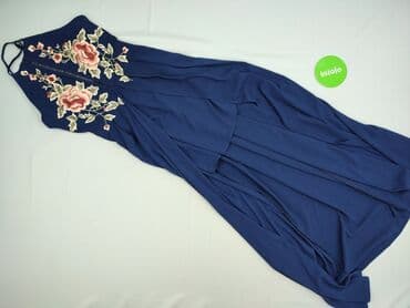 sukienki na wesele maxi chabrowa: Sukienka damska, rozmiar S — 2