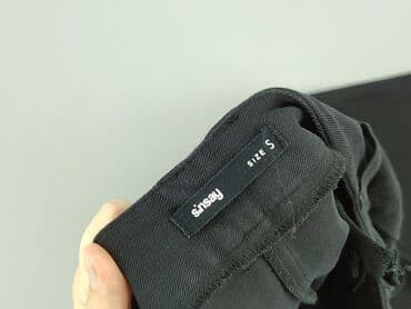 woskowane legginsy z wysokim stanem zara: Sinsay, Spodnie cargo damskie, rozmiar S — 4