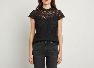 koronkowy top pod marynarkę: Esmara, Bluzka damska, rozmiar S — 7