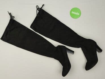 długie kozaki i sukienka: High boots for women, size 40 — 2