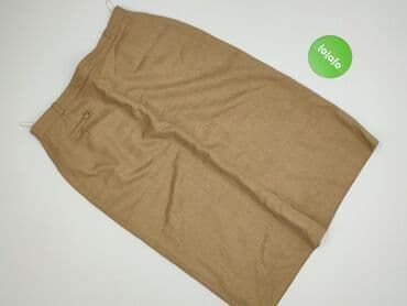 spódnice z eko skóry beżowa: Women`s skirt, size L (EU 40) — 2