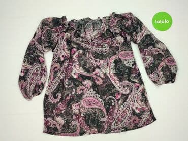 bluzka z kwiatem 3d h: Women's blouse, size S (EU 36) — 2