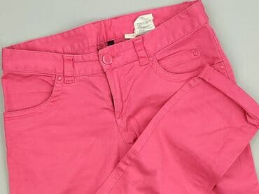 jaka bluzka do różowych spodni: Material trousers for women, size M — 1