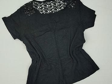 bluzki v neck: T-shirt damski, rozmiar L — 1