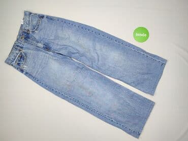 spodnie jeansy szerokie nogawki: Jeansy damskie, rozmiar S — 2