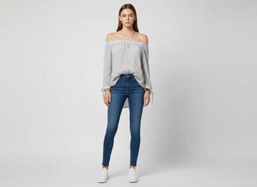 latynka bluzki długi rękaw: Bluzka damska, rozmiar S — 5