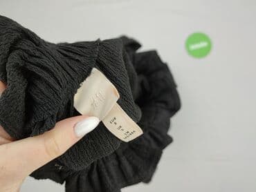 czarna sukienka ze srebrnymi dodatkami: H&M, Sukienka damska, S — 4