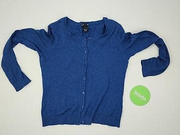 niebieski sweter hm: H&M Basic, Kardigan damski, rozmiar S — 2