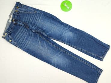 sinsay jeansy denim: Spodnie jeansowe, Lindex, 12 lat, 152, stan - Idealny — 2