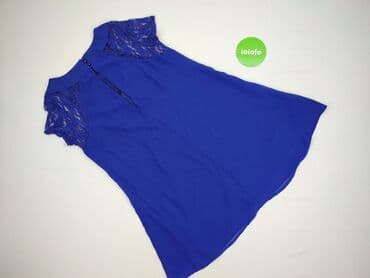 niebieska długa sukienki: Sukienka damska, rozmiar S — 4