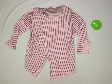 sweter w paski z serduszkiem: Kardigan damski, rozmiar M — 2