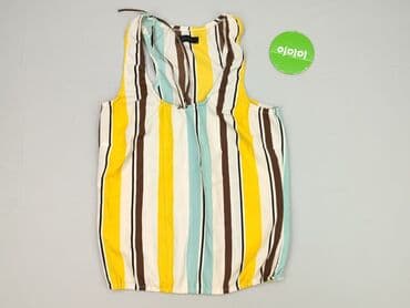 bluzka żółta w czarne paski: Vero Moda, Top damski, rozmiar M — 2