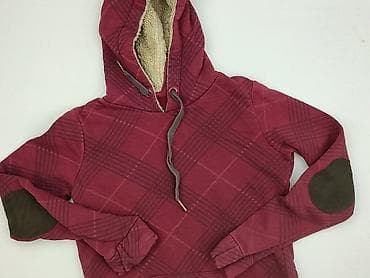 kurtka jeansowa patchwork: Bluza z kapturem damska, rozmiar M — 1