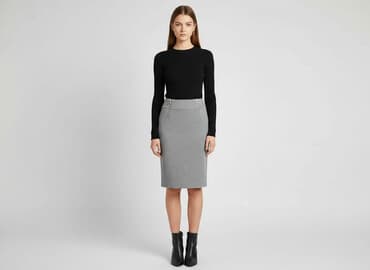 plisowane spódnice szara: Reserved, Spódnica damska, rozmiar XS — 6