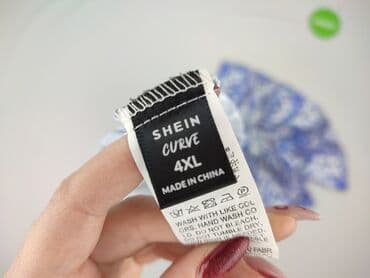 bluzki shein: Shein Curve, Spodnie materiałowe damskie, rozmiar 4XL — 4