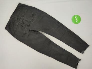 jeansy damskie z wysokim stanem na gumce: Ulubione, Jeansy damskie, rozmiar S — 3